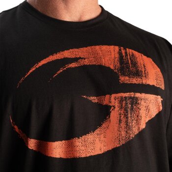 GASP Pump Cover Iron Tee Black Flame