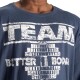 Better Bodies Team Iron Thermal Tee Sky Blue M