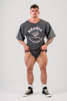 NEBBIA Washed-off Rag-Top GOLDEN AGE 788 Black XXL