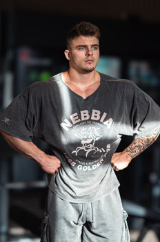 NEBBIA Washed-off Rag-Top GOLDEN AGE 788 Black XXL