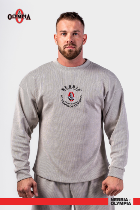 NEBBIA Oversized Sweatshirt (Pullover) 797 Light Grey XL