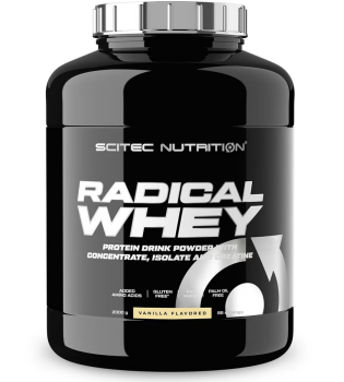 Scitec Nutrition Radical Whey 2000g Pulver Dose