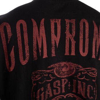 GASP NC Iron Tee Black Red
