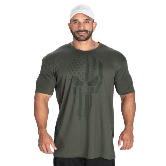 GASP Skull Standard Tee Deep Forest