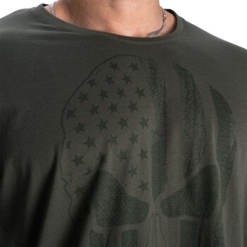 GASP Skull Standard Tee Deep Forest