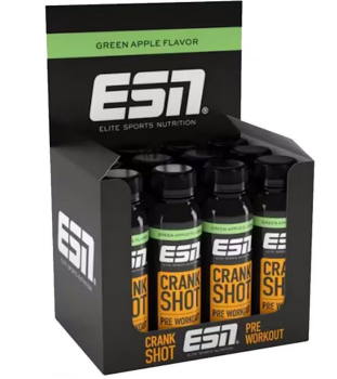 ESN Crank Shot 12 x 95ml Green Apple Flavor