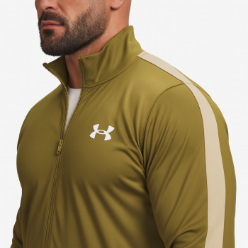 Under Armour UA Knit Track Suit Green -Field Khaki