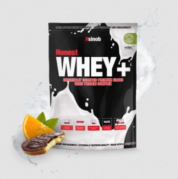 Sinob Honest Whey Zartbitter Orange MHD 820g Beutel