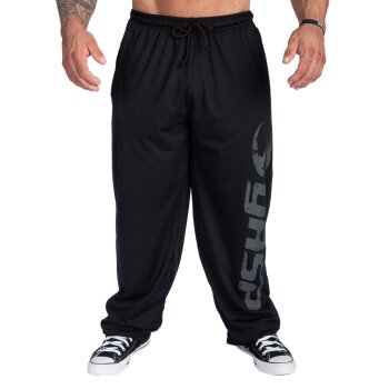 GASP Original Mesh Pants Black-Grey Herren Sporthose  XL