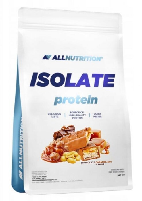 Allnutrition Protein Isolate 908g Chocolate Caramel Peanut MHD