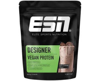ESN Vegan Designer Protein 420g Beutel Dark Cookies