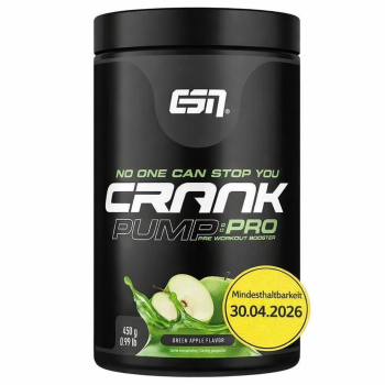 MHD ESN CRANK Pump Pro 450g Pulver Dose Green Apple