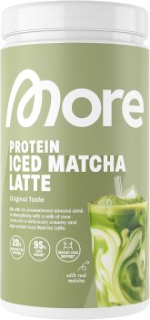 More Nutrition Protein Iced Matcha Latte 500g Pulver Dose