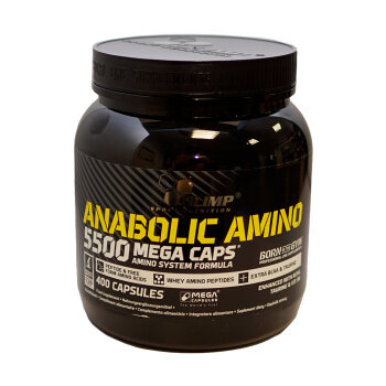 Olimp Anabolic Amino 5500 Mega Caps 400 Kapseln Dose MHD...