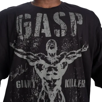 GASP GK Slub Iron Tee Washed Black L