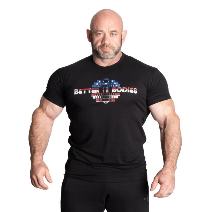 Better Bodies USA Standard Tee Black