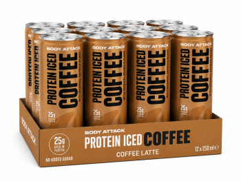 Body Attack Protein Coffee Latte 12 x 250ml