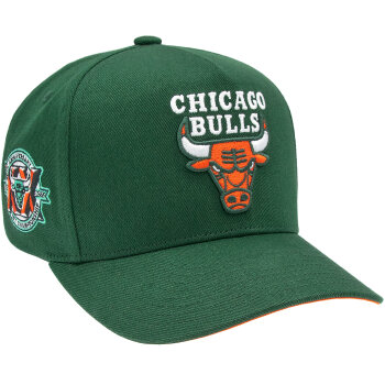 Mitchell & Ness NBA Green Orange Pro Crown Snapback Cap