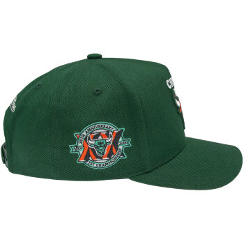 Mitchell & Ness NBA Green Orange Pro Crown Snapback Cap