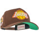 Mitchell & Ness NBA Brown Green Pro Crown Los Angeles Lakers Snapback Cap
