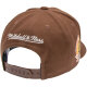 Mitchell & Ness NBA Brown Green Pro Crown Los Angeles Lakers Snapback Cap