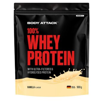 100% Whey Protein Body Attack 900g Beutel