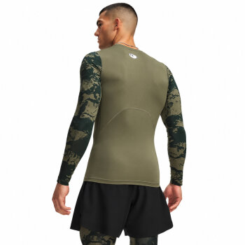 Under Armour UA Heat Gear Armour Compression CB LS Green