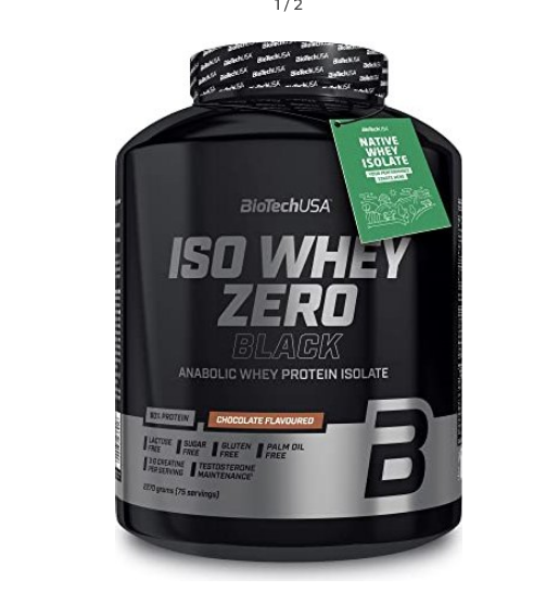 Biotech USA Iso Whey Zero BLACK Protein 2270g Dose