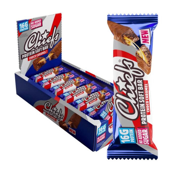 Chiefs Protein Softbar 15 x 55g Riegel MHD