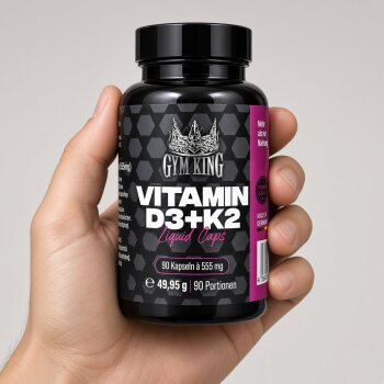 Gym King Vitamin D3+K2 Liquid Caps 90 Kapseln