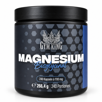 Gym King Magnesium Bisglycinat 240 Kapsel Dose