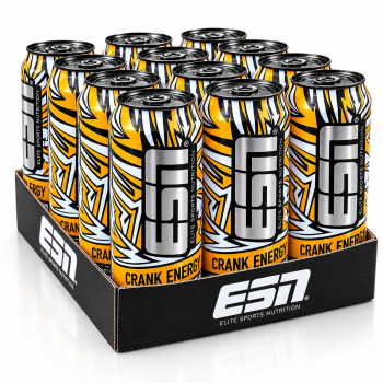 ESN Crank Energy 12 x 500ml Dose White MHD 10/26