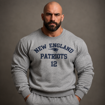 Mitchell & Ness NFL Training Sweatshirt New England...