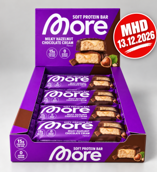 MHD More Nutrition Protein Soft Bar 50g x 10 Riegel Milky...