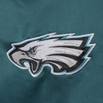 Mitchell & Ness NFL Triple Check Heavyweight Satin Jacket Bufallo Bills Philadelphia Eagles