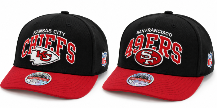 Mitchell & Ness NFL Team Arch Classic Red Snapback Cap