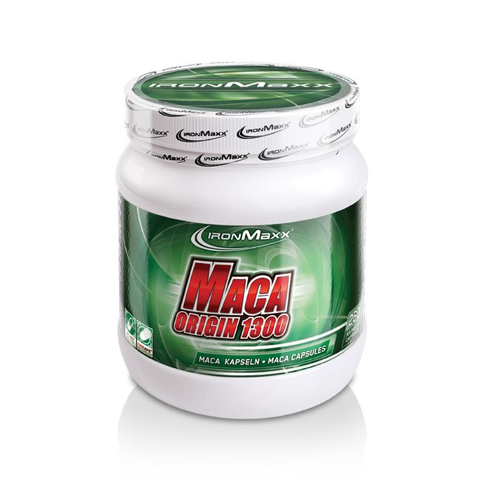 (70,60 Eur / kg) Ironmaxx Maca Origin 1300 260 Capsules Can Testosterone Aminos
